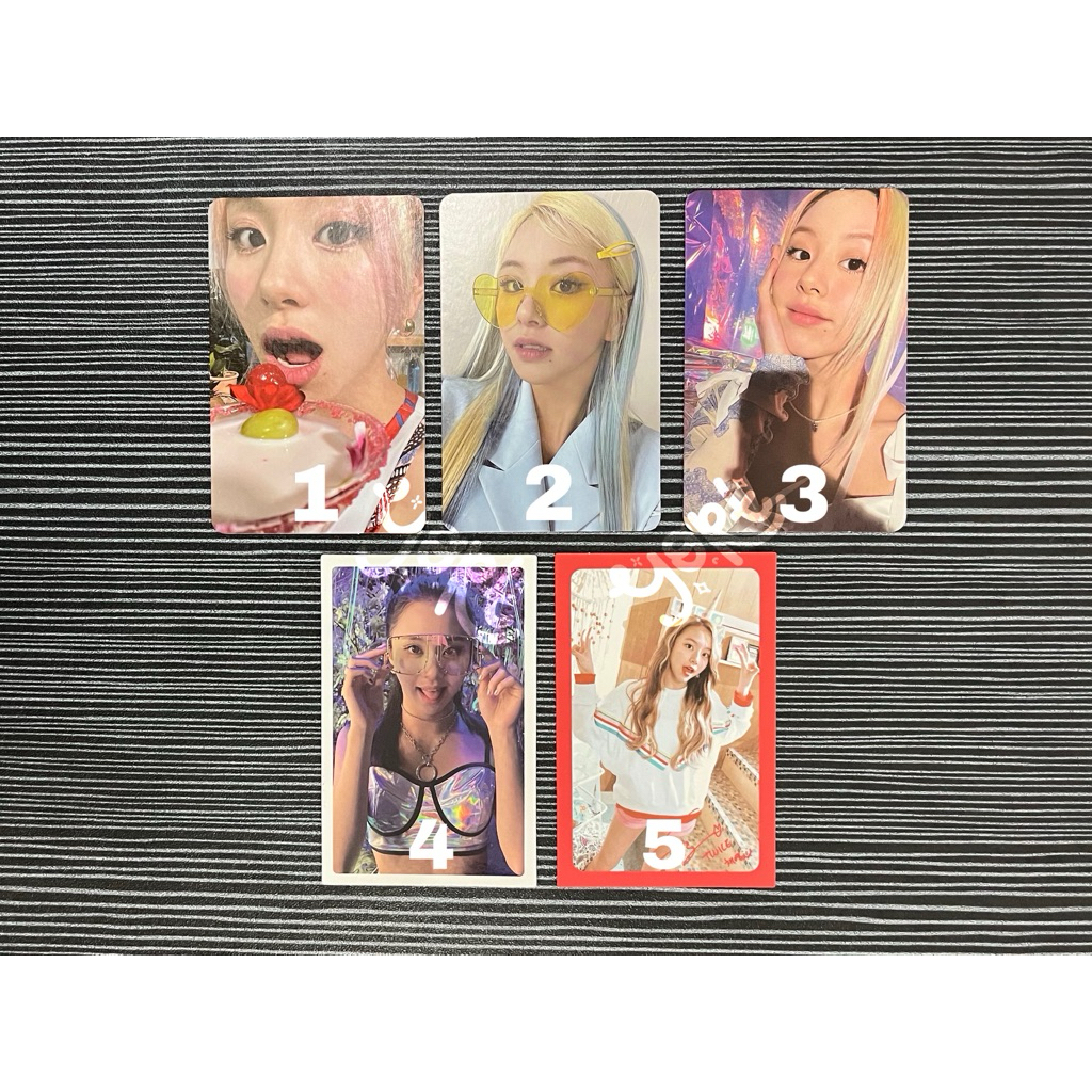 PHOTOCARD CHAEYOUNG TWICE