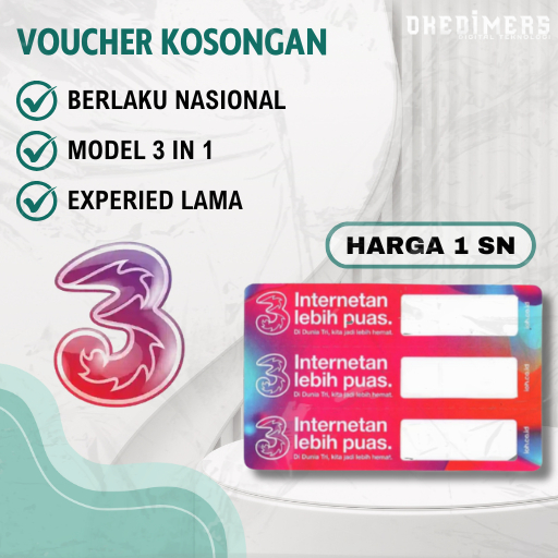 Tri Voucher Kosongan Nasional Untuk Inject