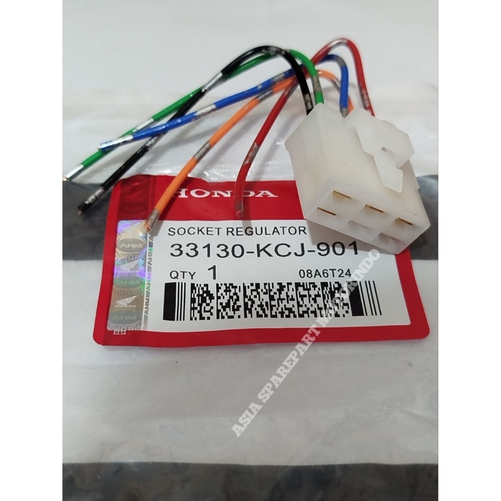 Shoket Socket Kiprok Soket Regulator Kabel sambungan Honda Motor Tiger CBR150 CB150 Vixion CBR150R V