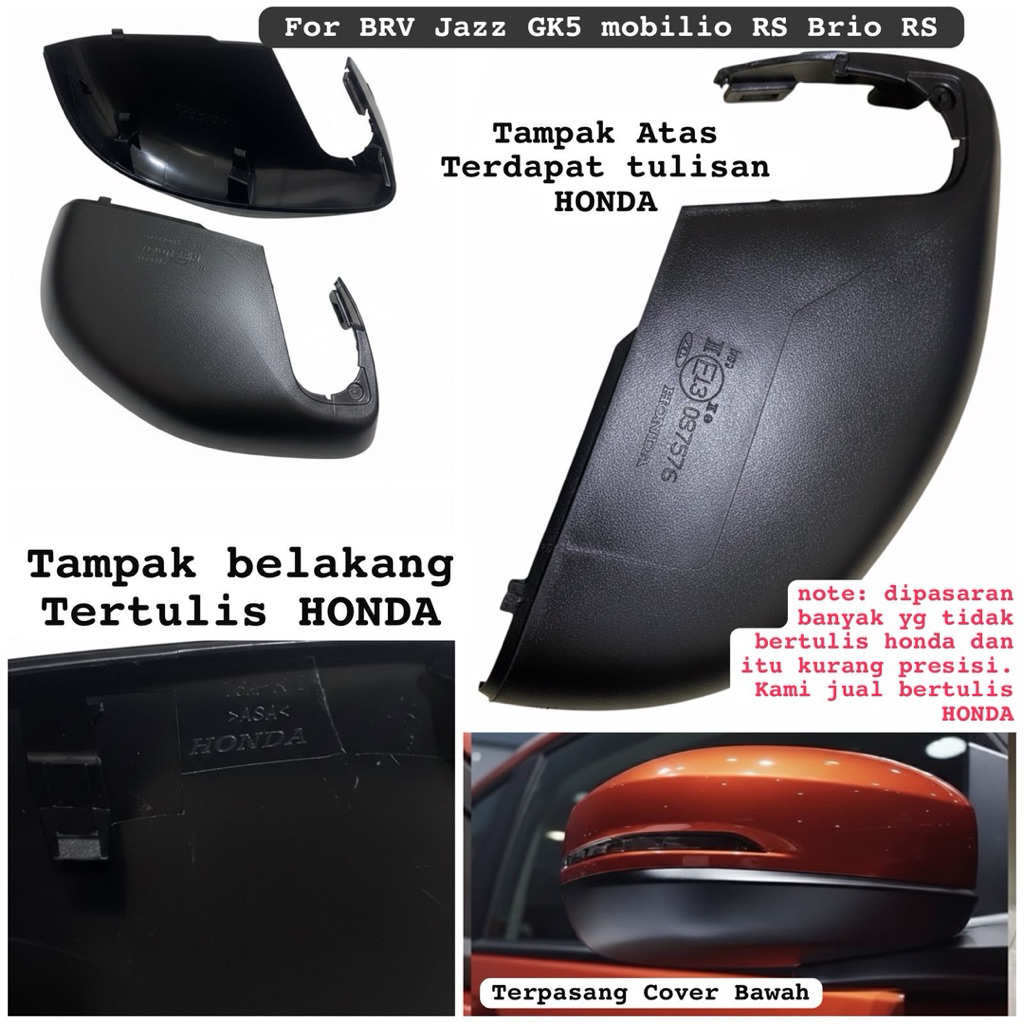 Cover spion bawah all new honda jazz rs brv brio mobilio rs brio 2015 2015 2016 2017 2018 2019 2020 
