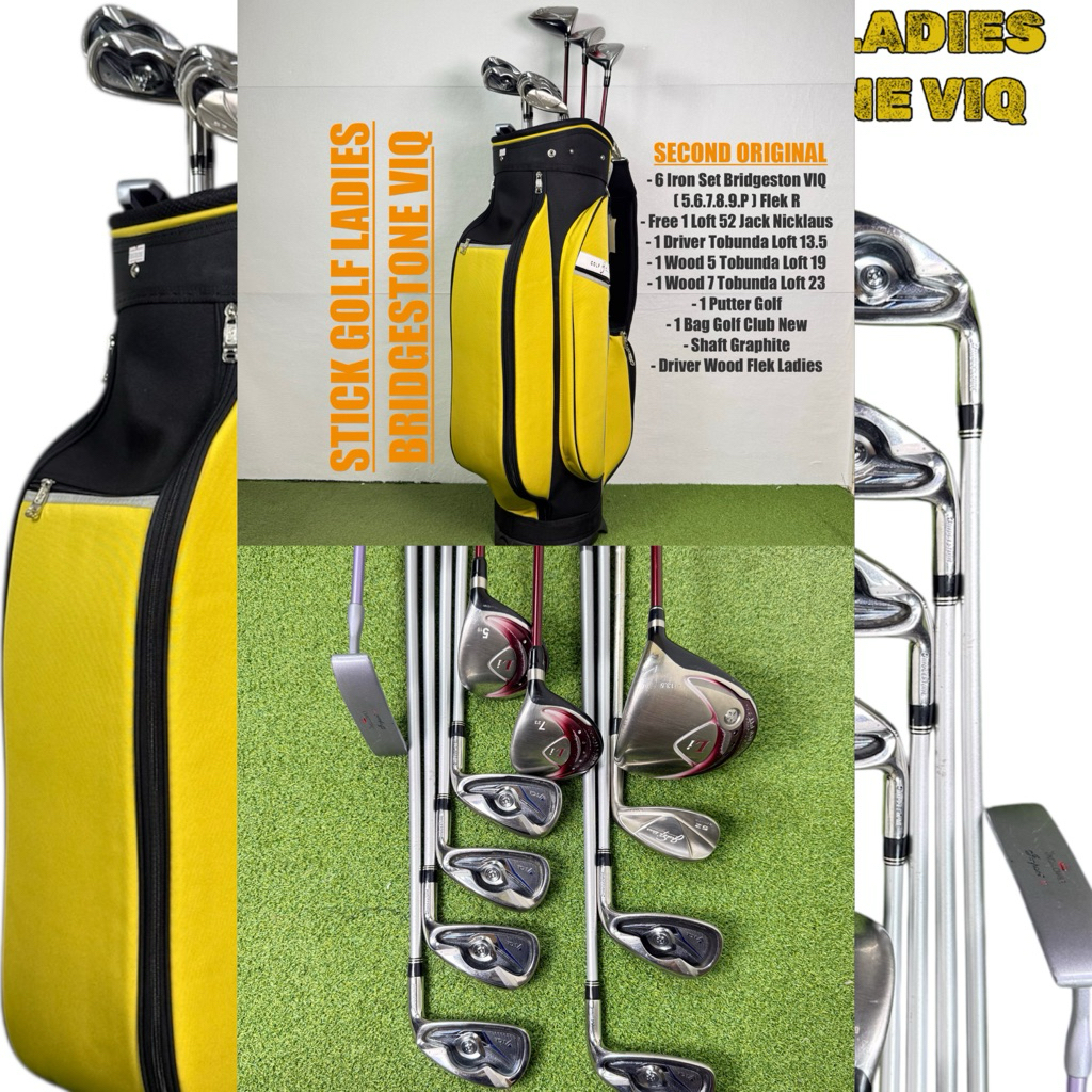 Fullset Stick Golf Ladies Bridgestone Tourstage VIQ Ladies Second Original Shafr Graphite Fullset Ba