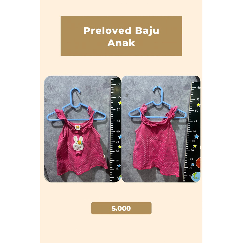 Baju anak preloved 5 ribuan