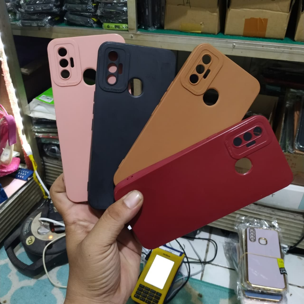 Case Tecno Spark 7 Softcase Pro Camera Protection Tecno Spark7 NFC