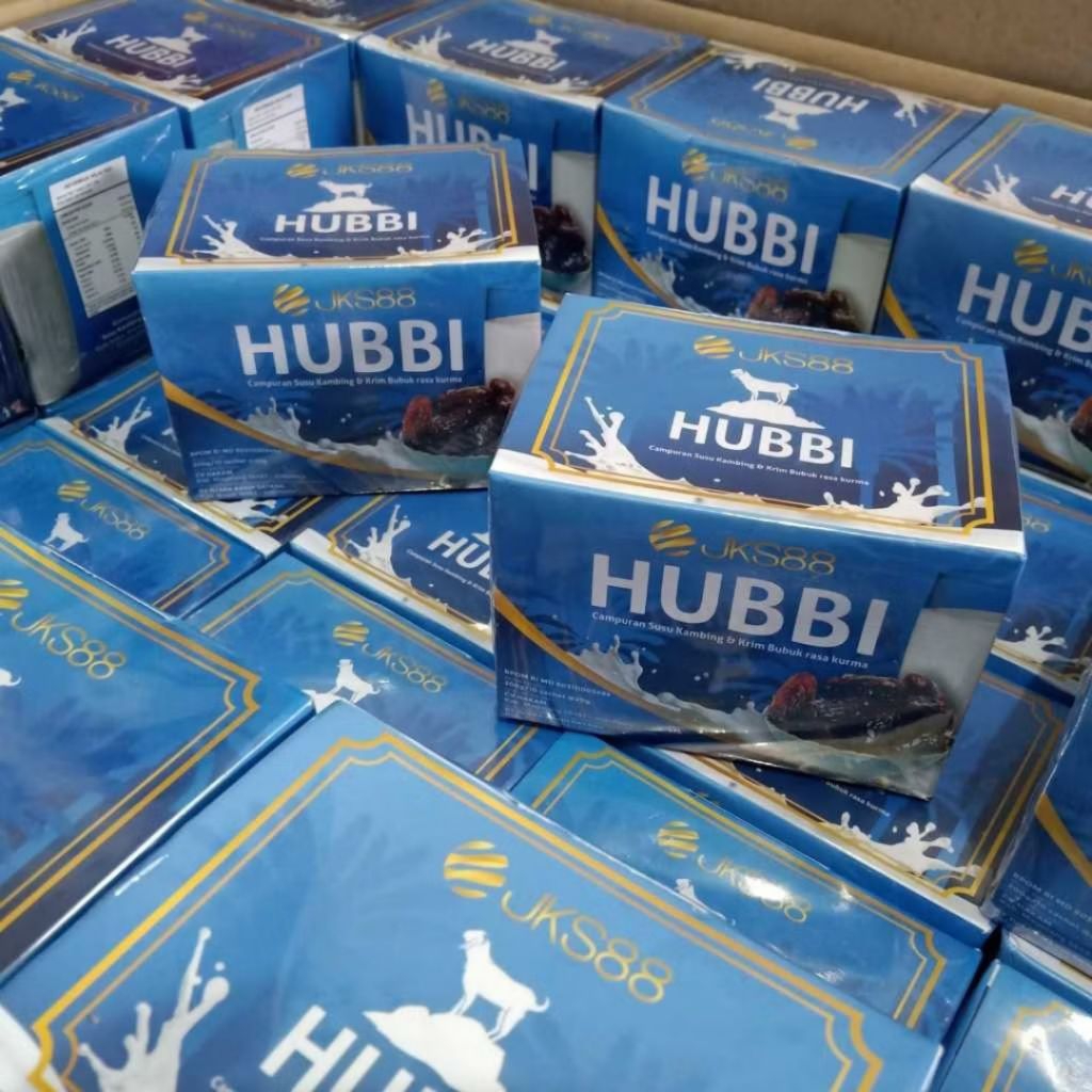 susu hubbi JKS88 1box susu kambing asli