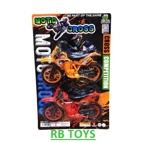 MAINAN ANAK LAKI LAKI MOTORCROSS 2 PCS 5741