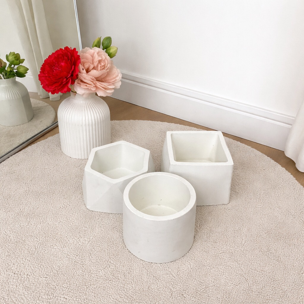 POT SEMEN BESAR ASTETIC | POT BUNGA | POT KAKTUS BESAR | WADAH DUPA