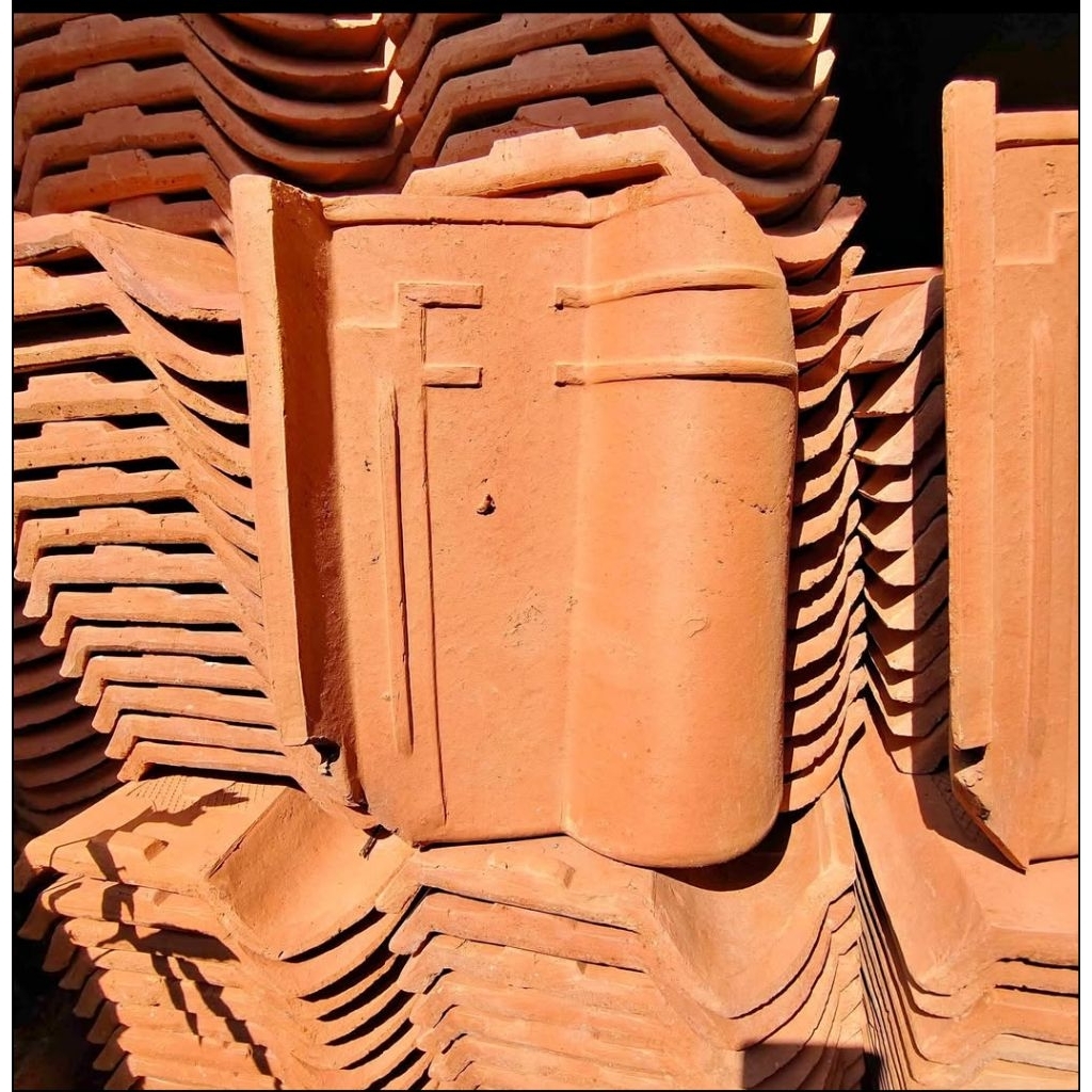 Genteng Mantili Jumbo Oval Gilingan dua kali