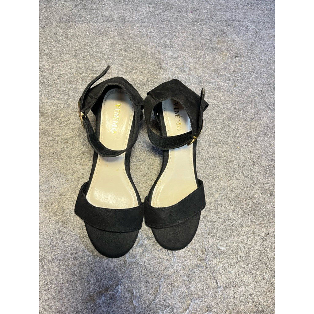 PRELOV HEELS HITAM 7cm