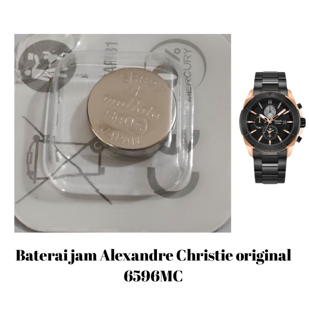 Baterai jam Alexandre Christie original 6596MC