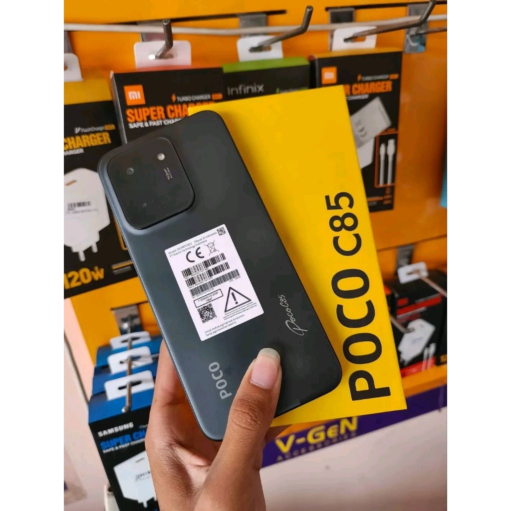 POCO C85 (8/256GB) – Second FullsetKondisi: Mulus, normal semua, siap pakai