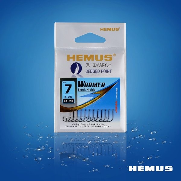 KAIL HEMUS WORMER | TIPIS & TAJAM | (BLACK CHROME LUBANG)