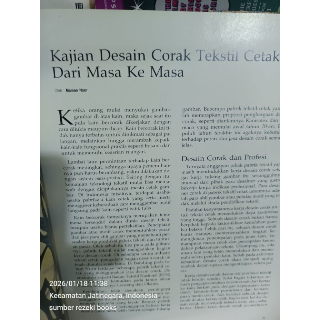 Desain Tekstil Modern Indonesia