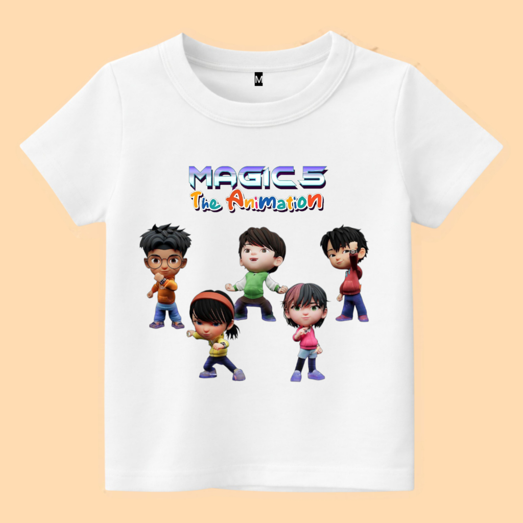 Baju kaos anak magic 5 the animation