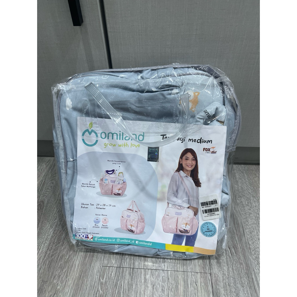 omiland diaper bag fox series NEW ex gift kado lahiran hampers lahiran hadiah lahiran
