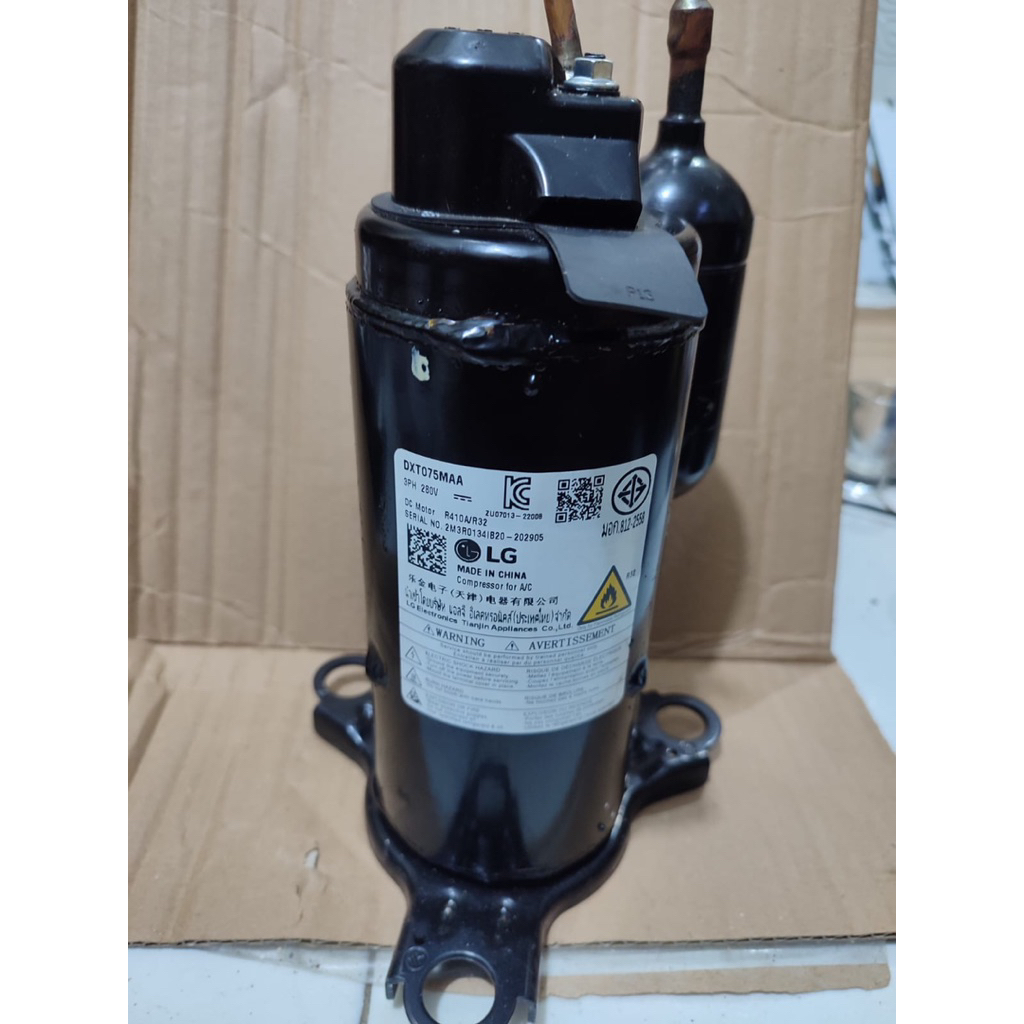 KOMPRESOR AC LG DUAL INVERTER 1/2PK Original