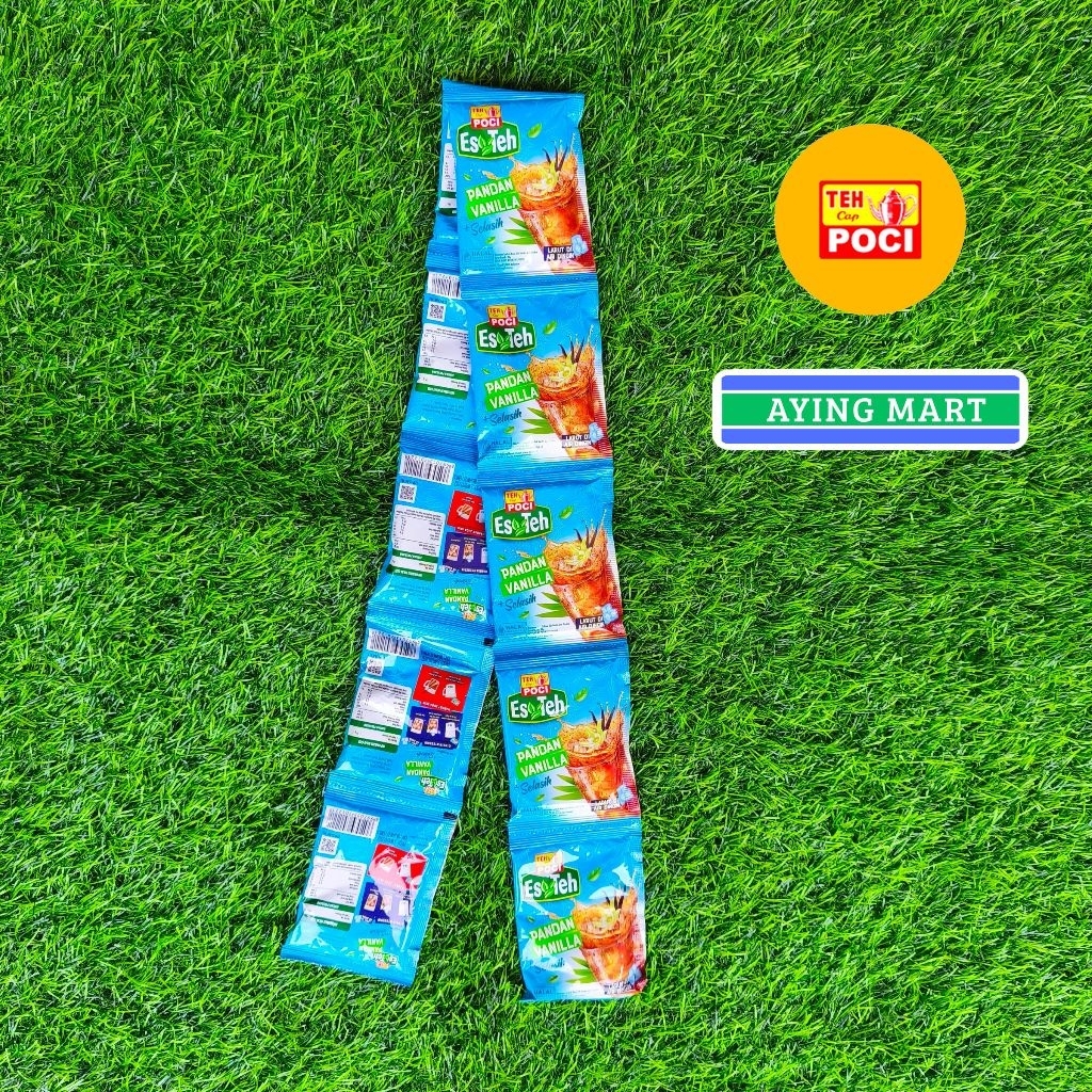 Es Teh Poci Teh Pandan Vanilla Selasih