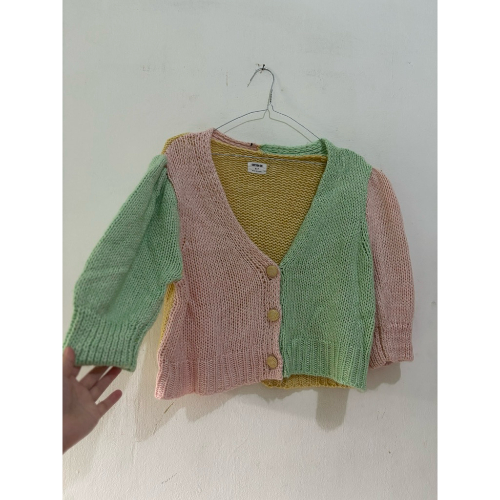 preloved cardigan rajut by cotton on
