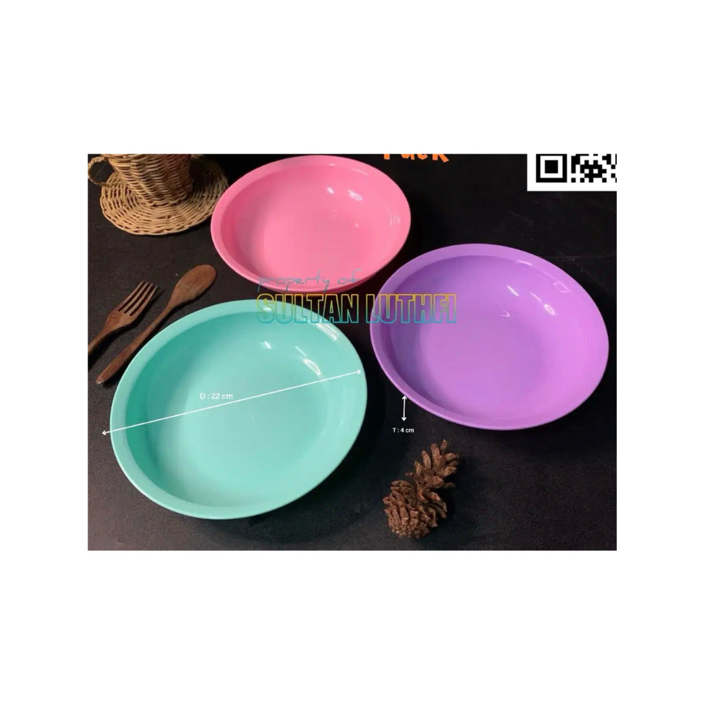piring plastik bygy,sendok,garpu 1 paket