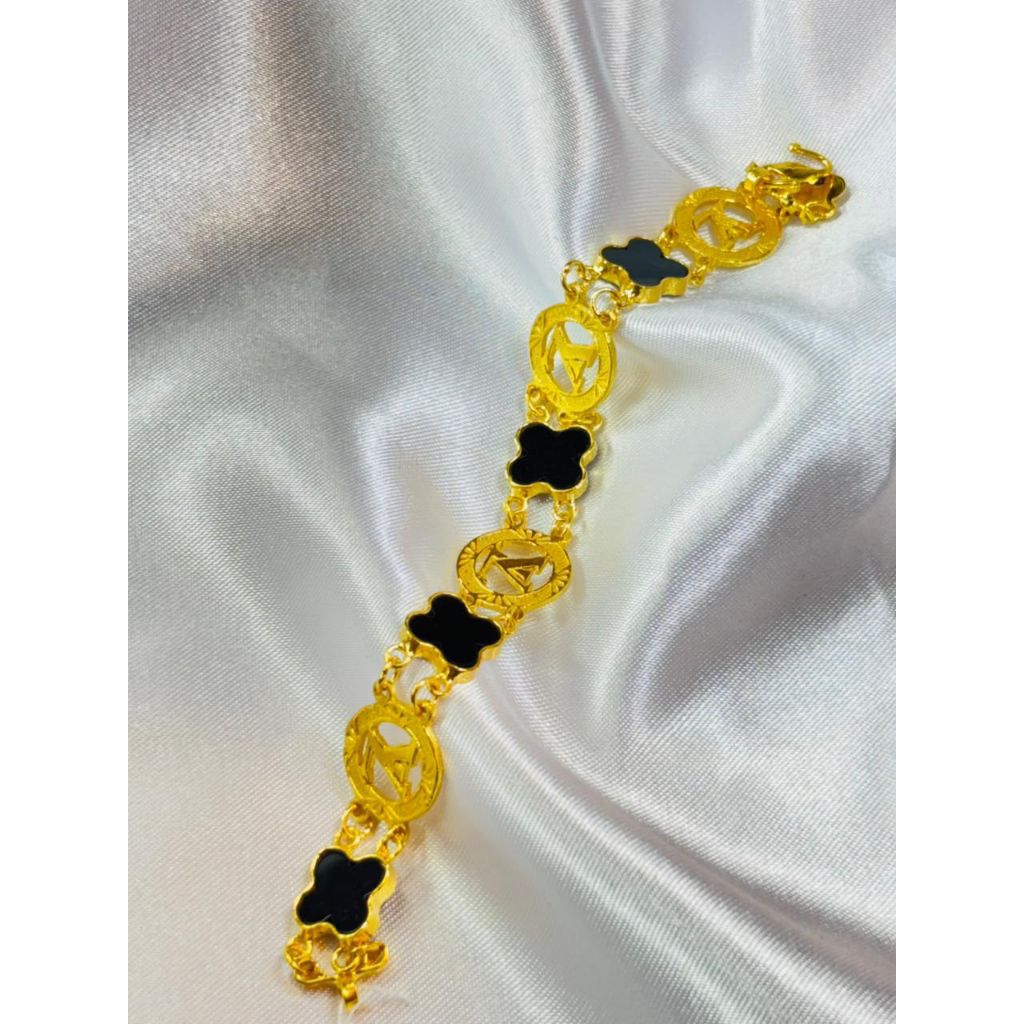 gelang lapis emas gelang rantai wanita mirip emas asli