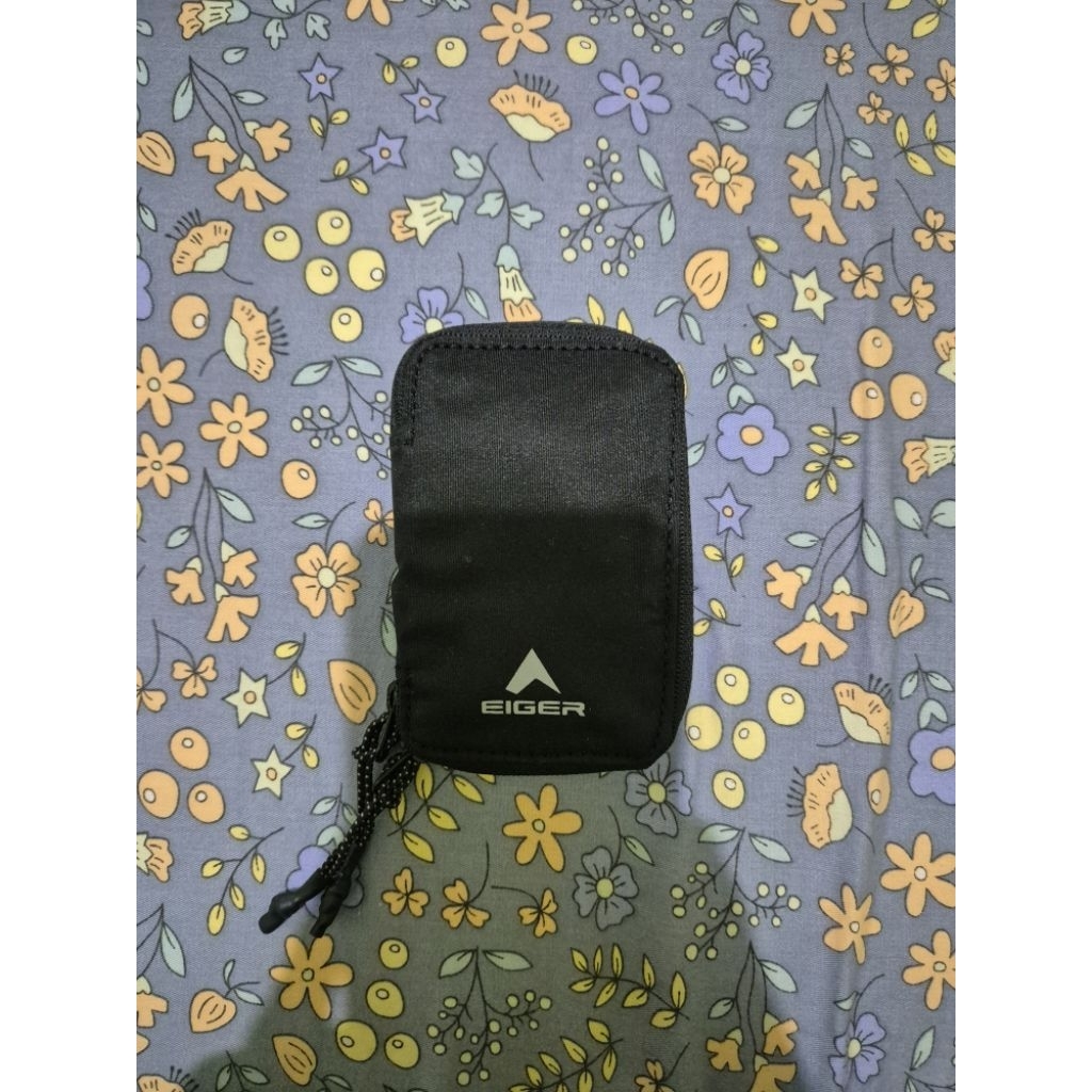 EIGER PERCHA DOMPET GANTUNGAN KUNCI MOBIL MOTOR BLACK HITAM