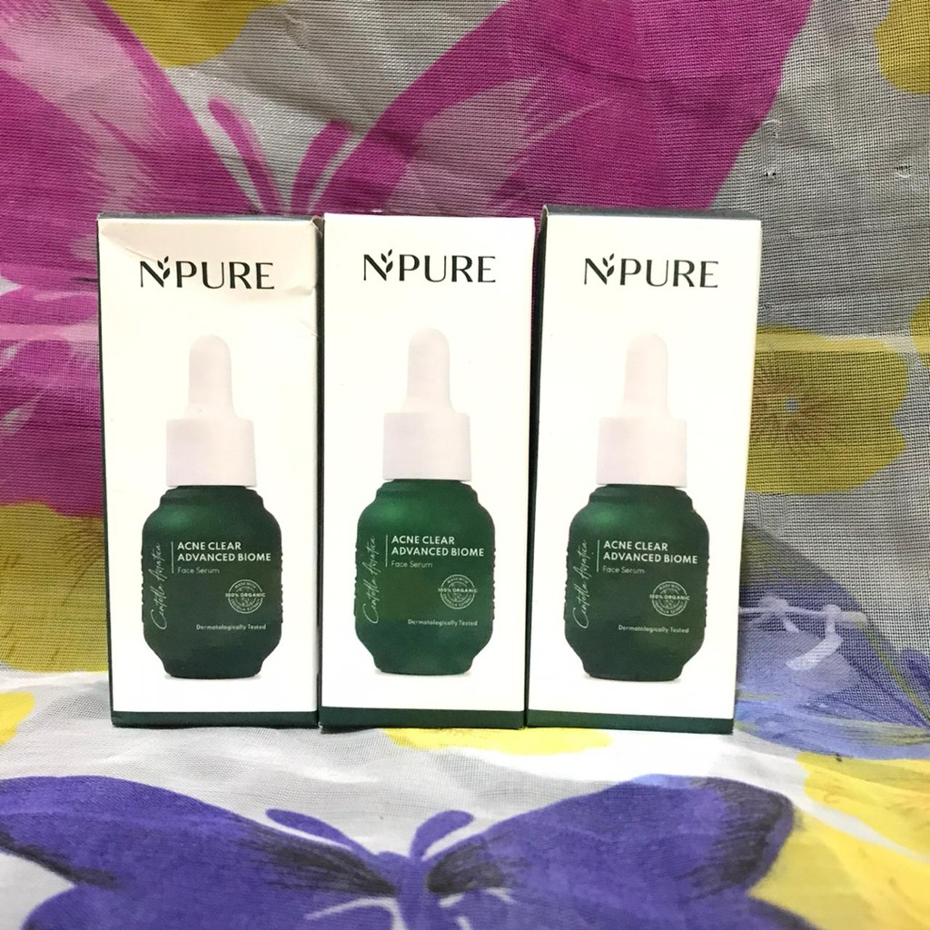 Serum Wajah Anti Jerawat NPURE 20ml - Membantu Menyamarkan Bekas Jerawat & Meredakan Kemerahan