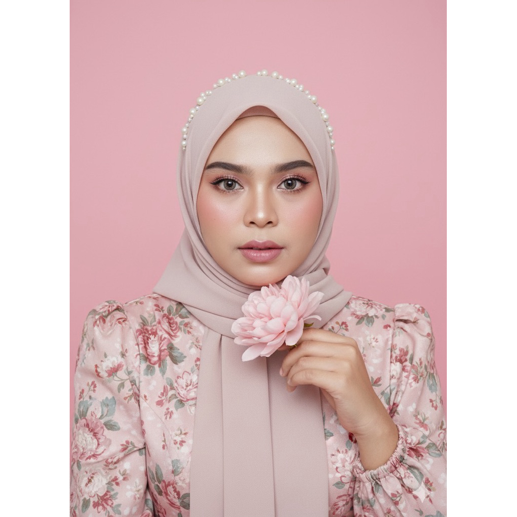 HIJAB SEGI 4 POLOS/Meidina Square/Hijab Segi 4 Plain/