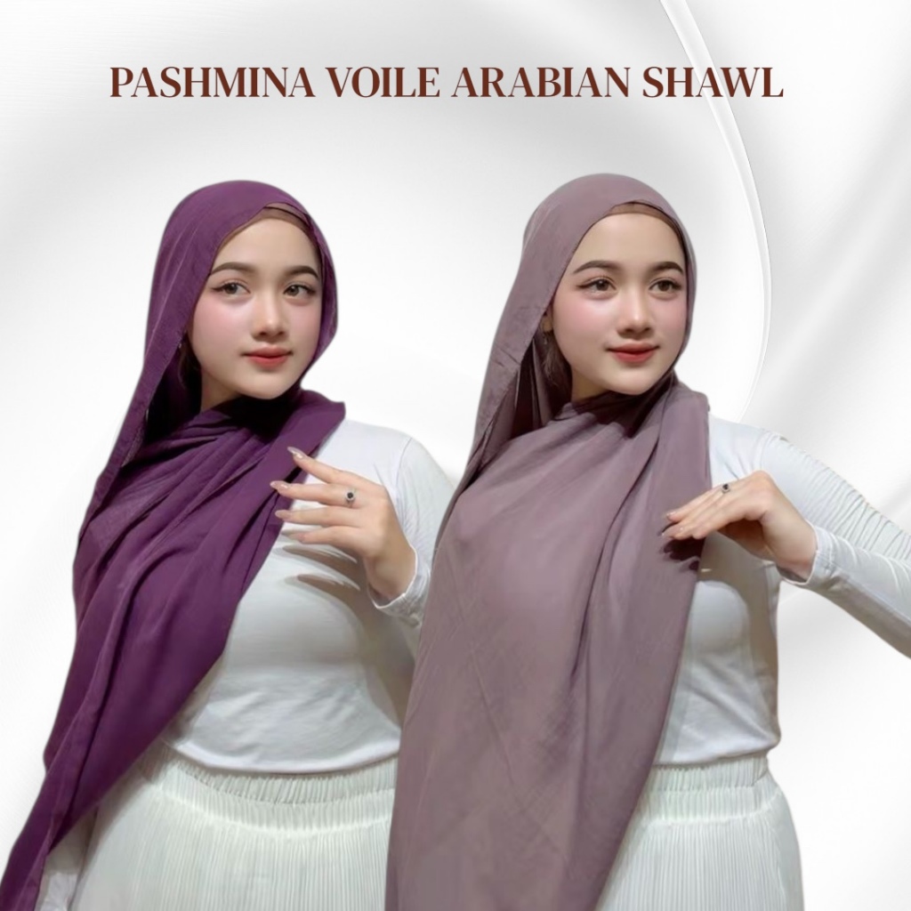 PASHMINA VISCOSE ARABIAN VOILE SHAWL/PASHMINA VOILE VISCOSE