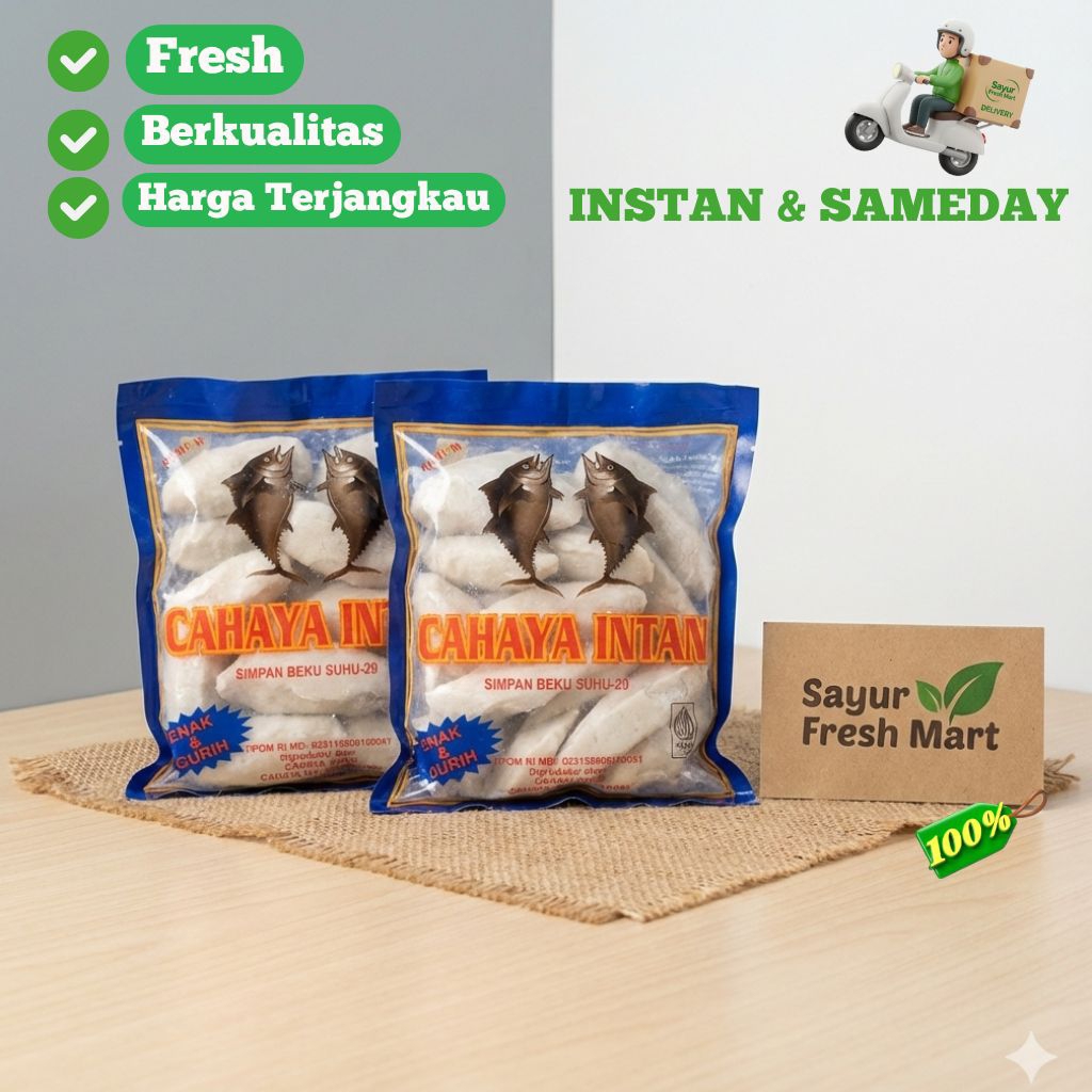 Otak2 Ikan Cahaya Intan Fresh Gurih Kenyal uk 1 kg Kirim Instan & Sameday