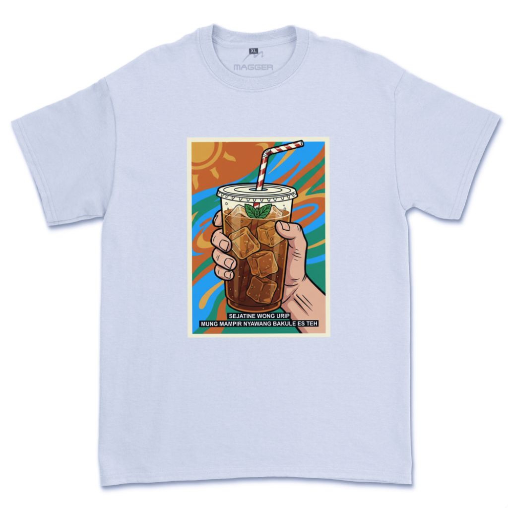 Kaos Es Teh Jumbo | Premium Cotton Combed 24s