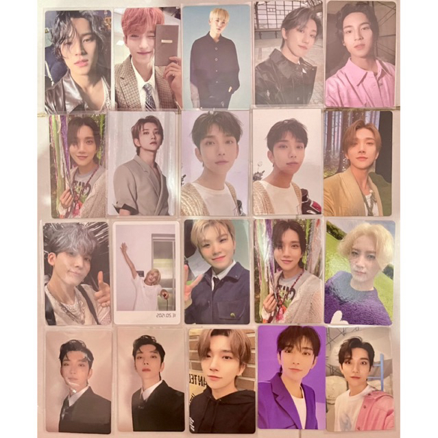 photocard official seventeen - Joshua jonghan dk the8 dokyeom mingyu polaroid seungkwan