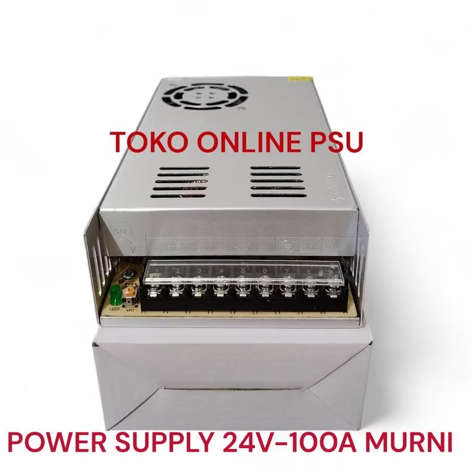 SUPPLY POWER SUPPLY SWITCHING 24V 100A TRAFO POWER SUPLY FAN/KIPAS