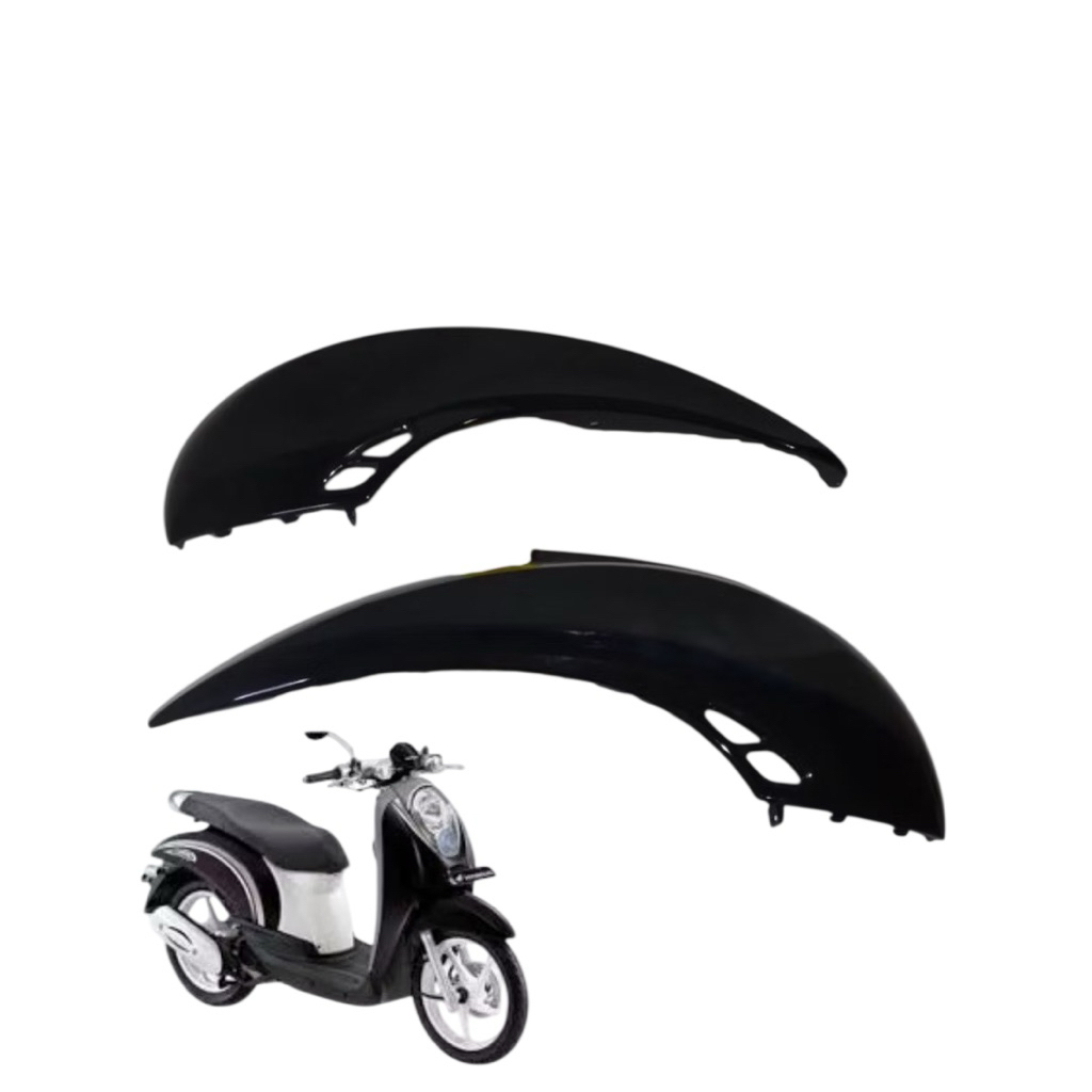 KAP COVER BODY SCOOPY HITAM NARITA