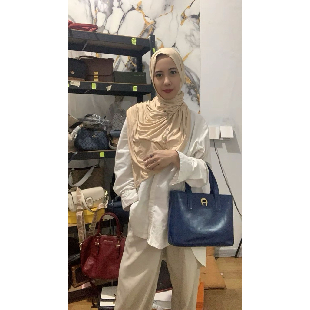 preloved tas vintage aigner original