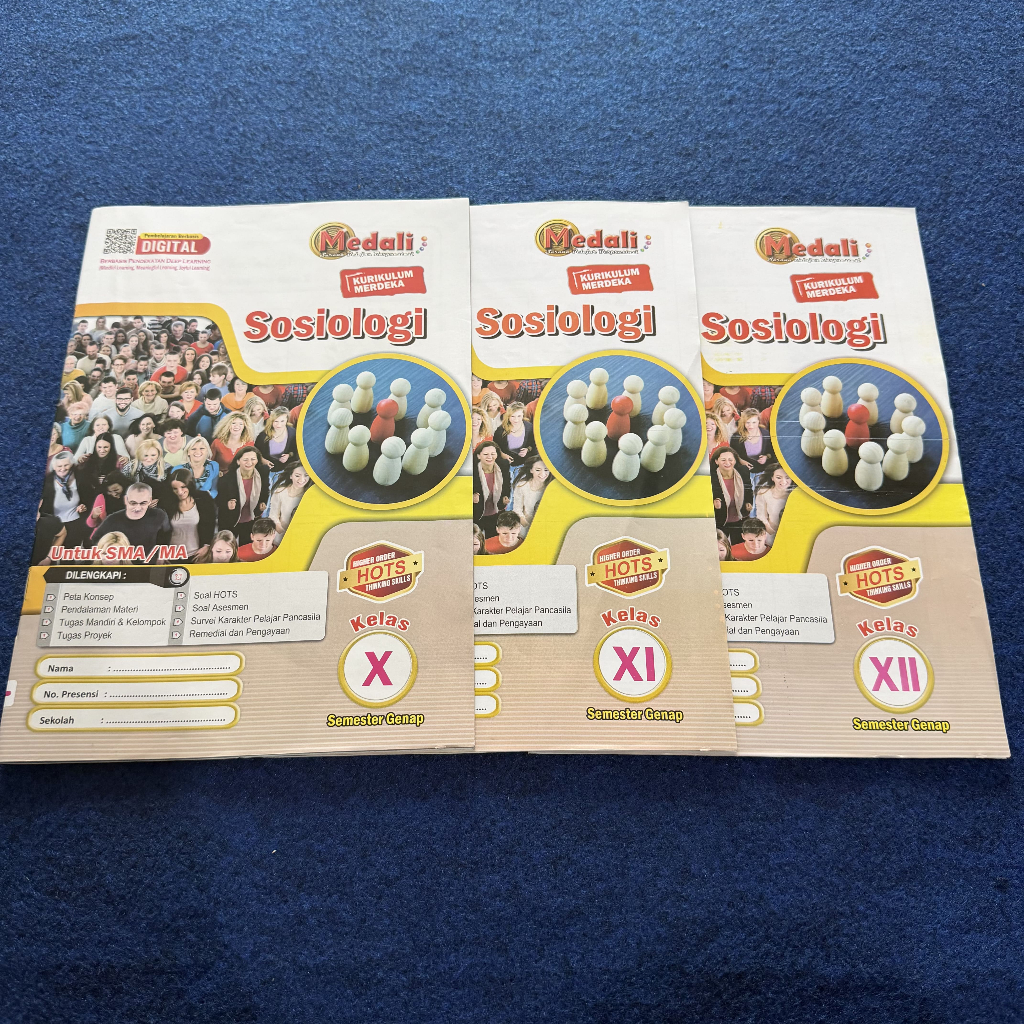 Buku LKS Sosiologi Kelas 10-12 SMA/MA/SMK Semester 2 Kurikulum Merdeka