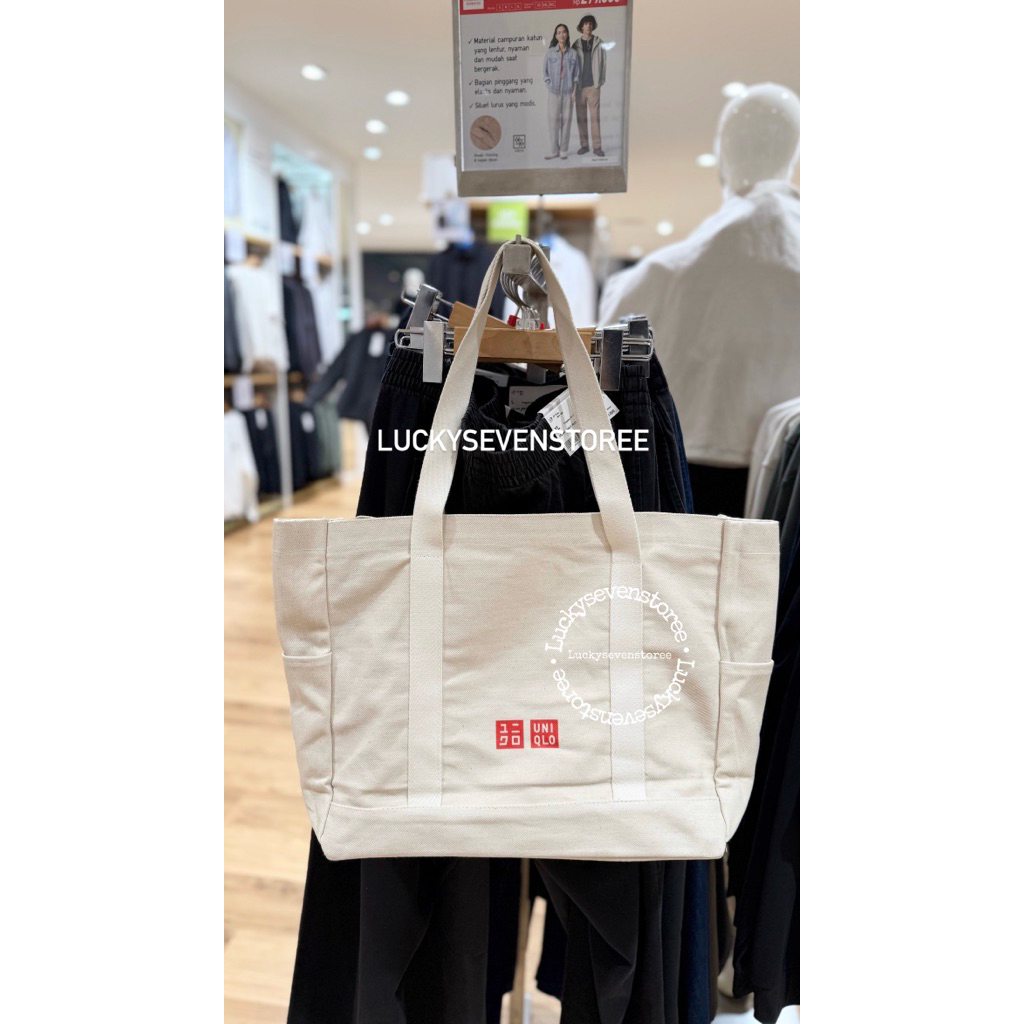 UNIQLO TOTE BAG CANVAS LIMITED EDITION