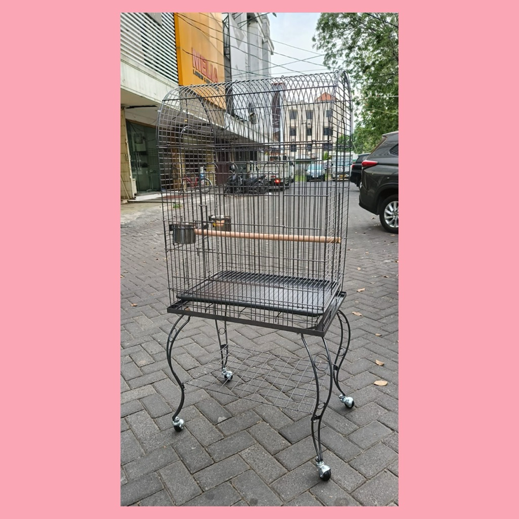 Kandang Parrot Cage Afgrey Kakatua Sun Conure Betet Nuri