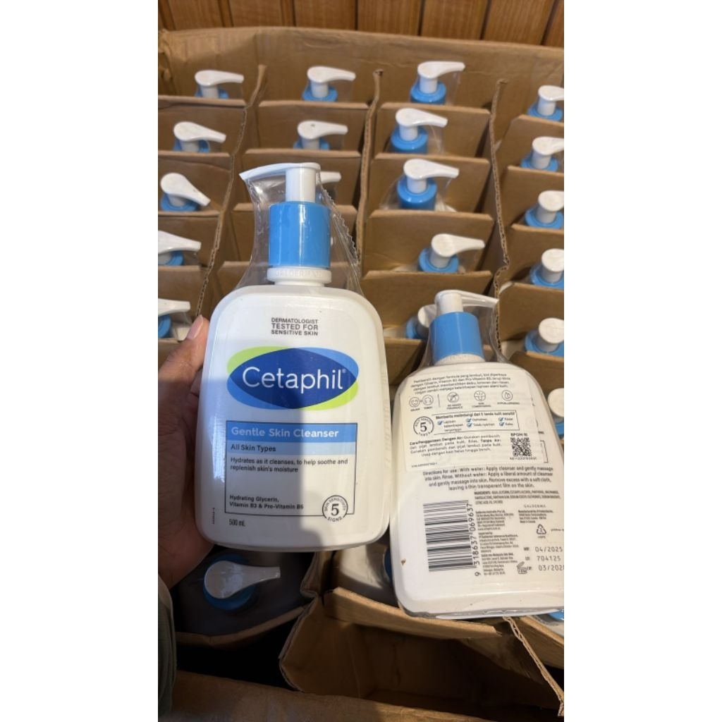 Cetaphil Facial wash ori bpom 500ml