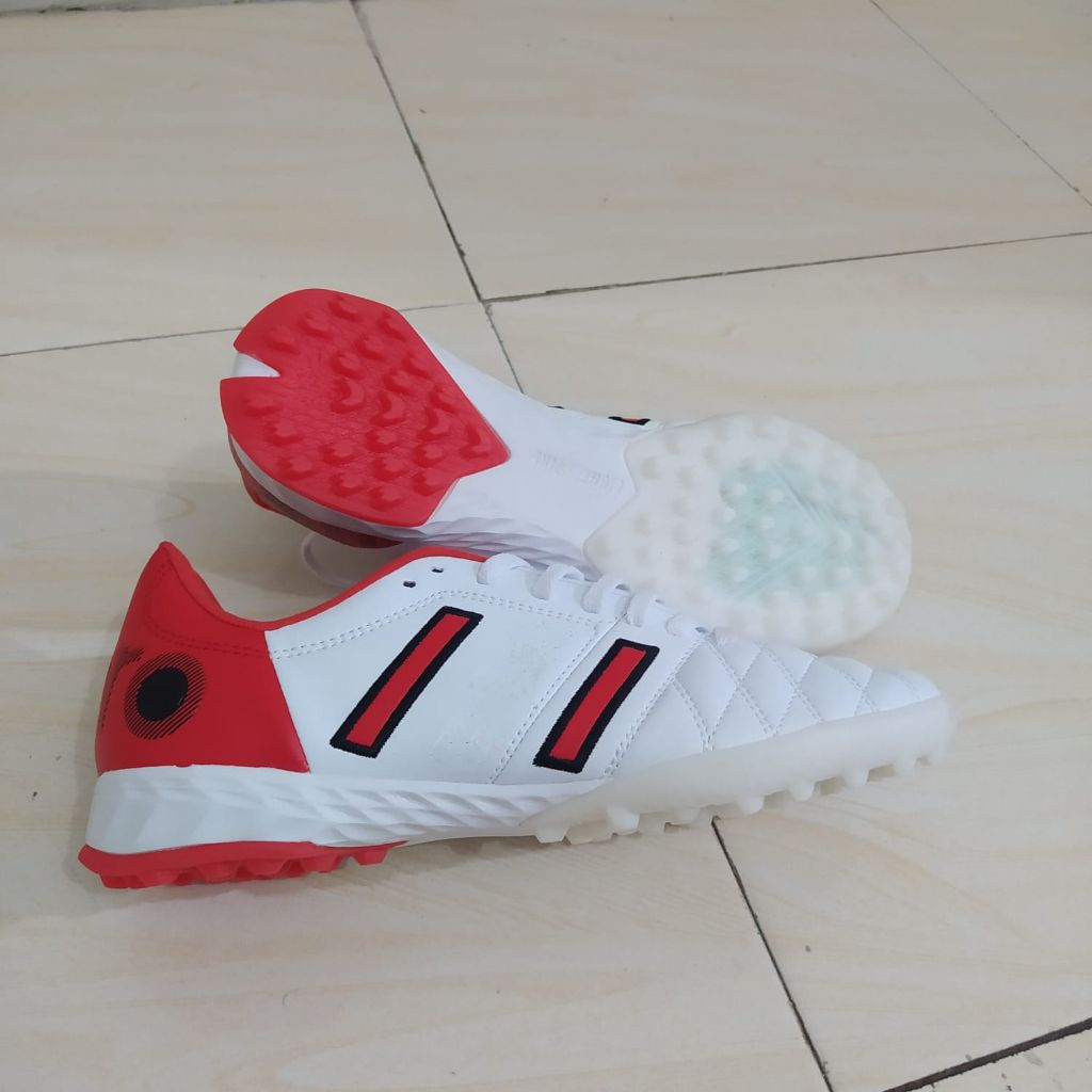 Sepatu Futsal Adipure 11 Pro White Red Truf IC