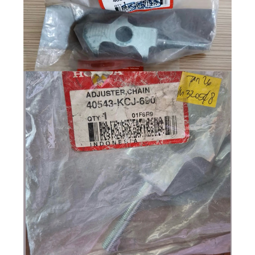 40543-KCJ-690 Stelan Rantai ger belakang Swing arm Belakang Honda Tiger Lawas Tilas Tiger lama Tilam