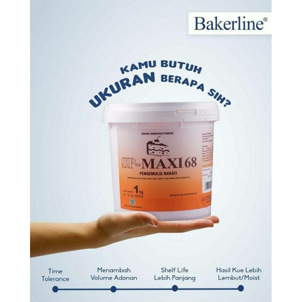 Bakerline SP Maxi 68/ SP pengembang kue/ Cake emulsifier