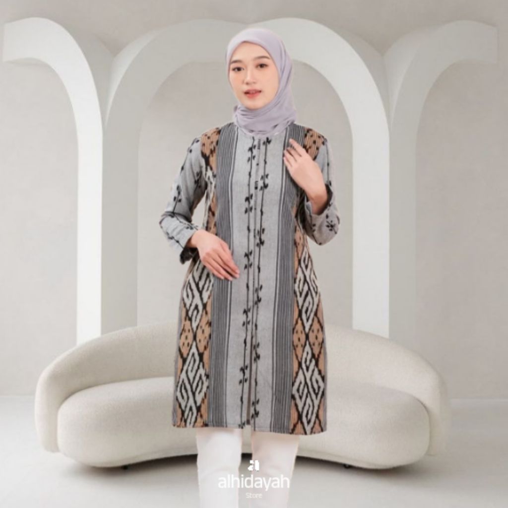 Baju Wanita Tenun - Atasan Wanita Tenun - Gamis Wanita Tenun