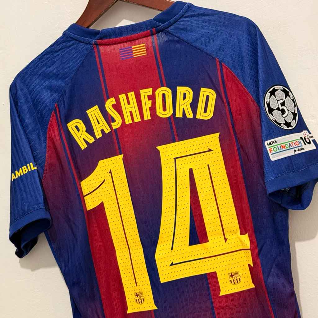 JERSEY BARCA HOME 2025/2026 PLAYER ISSUE SHORTSLEEVE UCL VERSION