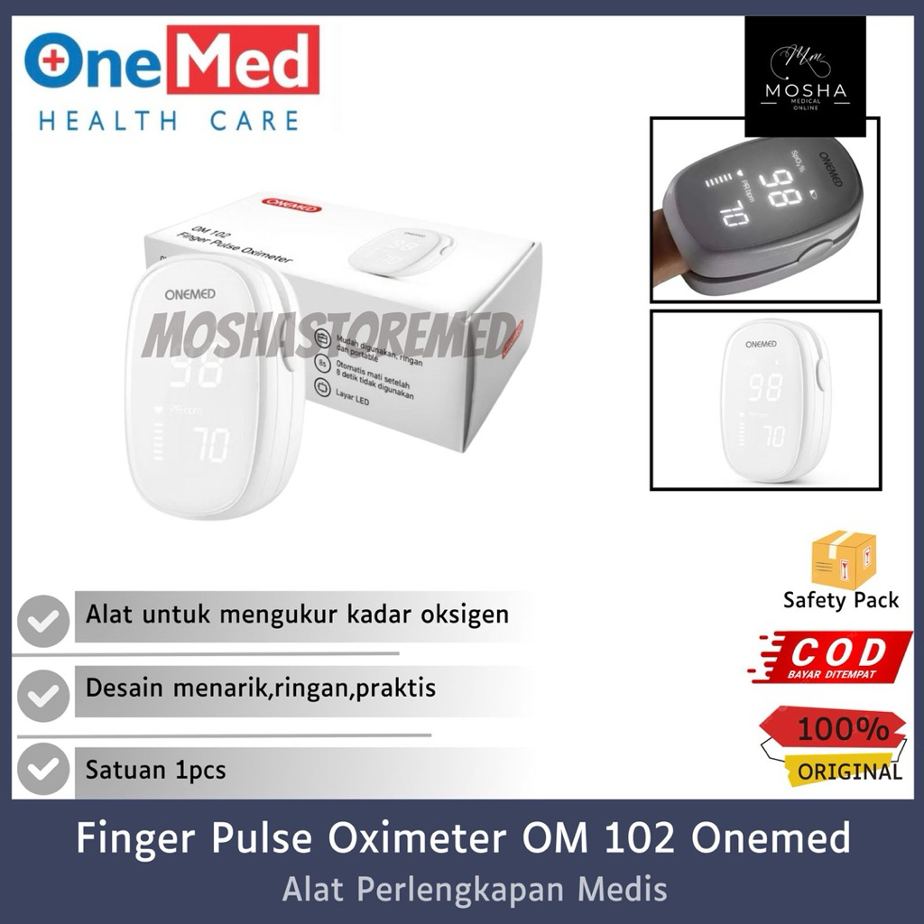 ONEMED-Pulse Oximeter ONEMED OM102 Saturasi Oksigen