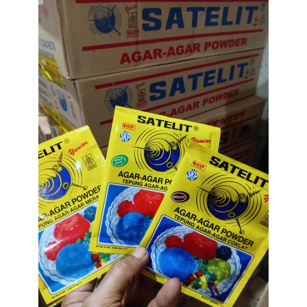 ( ECERAN ) AGAR-AGAR  SATELIT YUNIOR / AGAR-AGAR POWDER SATELIT