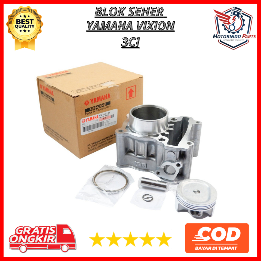 BLOCK SEHER VIXION / MX KING / MX OLD / MX NEW ORIGINAL YAMAHA (Kode Part: 3C1-E1311-00)