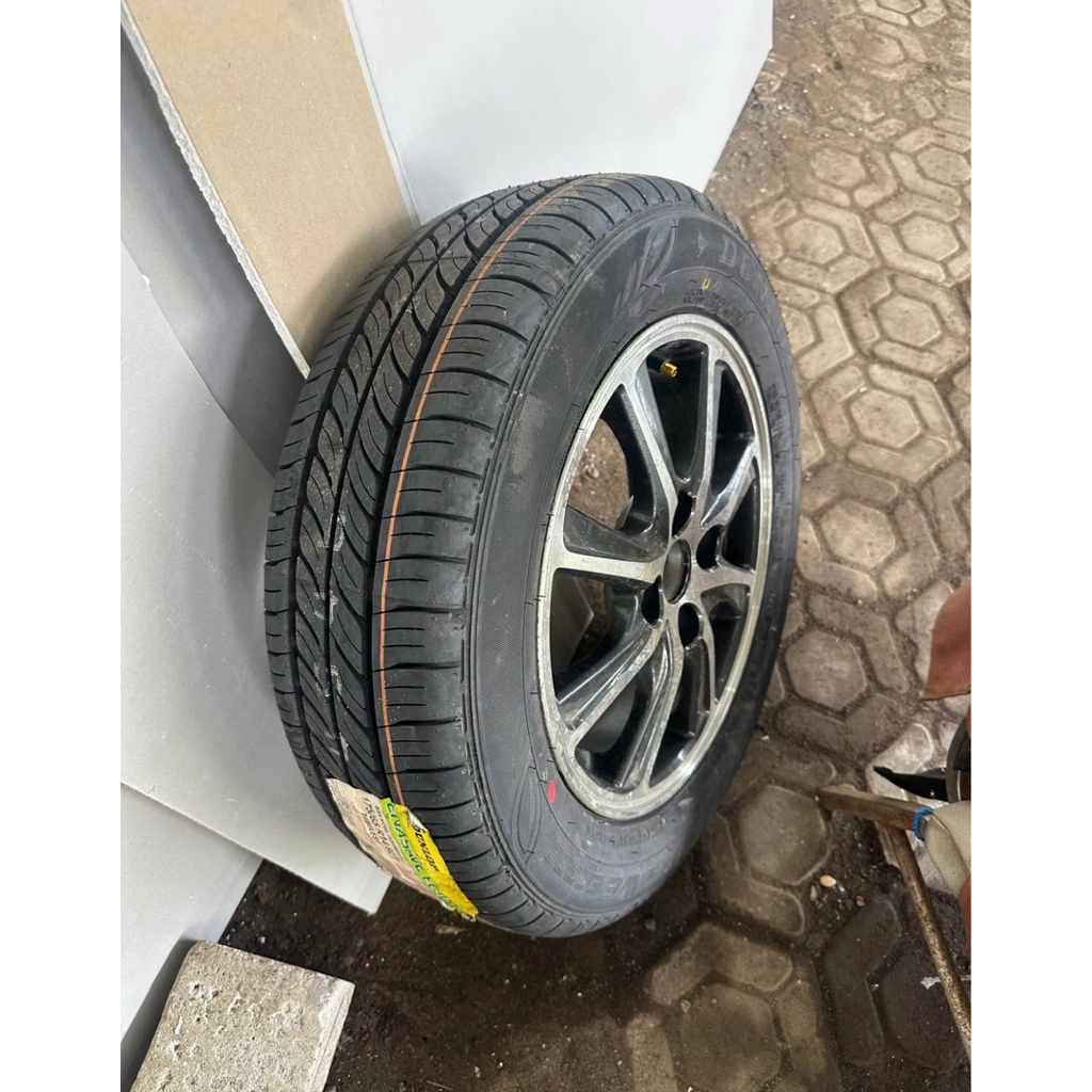 ban baru + velg asli calya