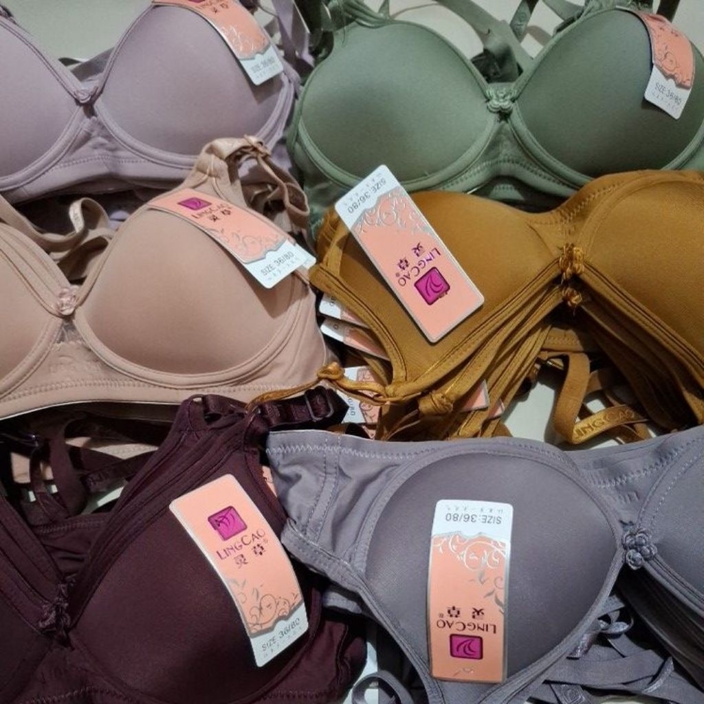 (ISI 3 PCS & 6 PCS) BRA LINGCAO A5 ORIGINAL KAIT 2( CUP KECIL)