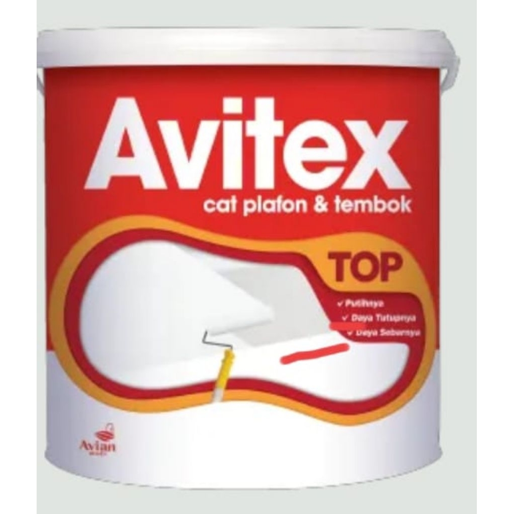 Cat Plafond & Tembok AVITEX TOP 20 & 25 Kg  Warna SW