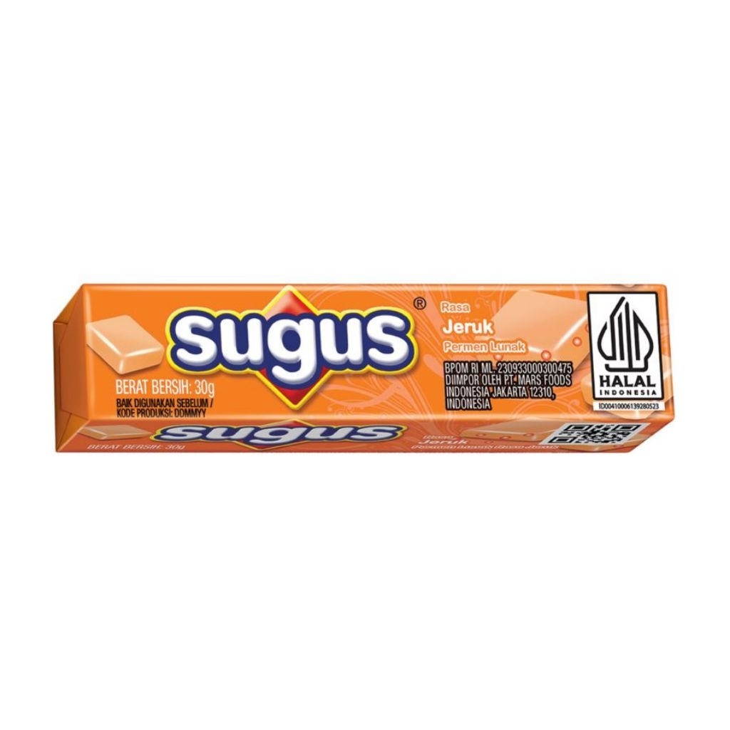 Sugus Orange Permen Stick 30gram