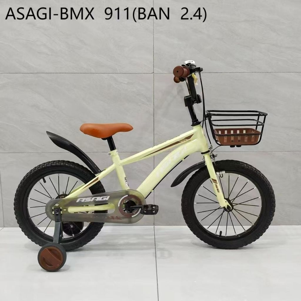 Sepeda BMX anak laki 18 inch Retro Premium dengan bearing velg alumnium klasik